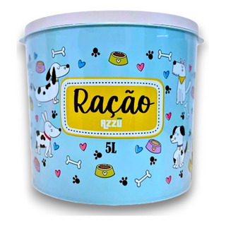 Porta Ração Pote Hermético Pet Cães Bpa Free Cachorro Porta Ração Pote Hermético Pet Cães Bpa Free Cachorro