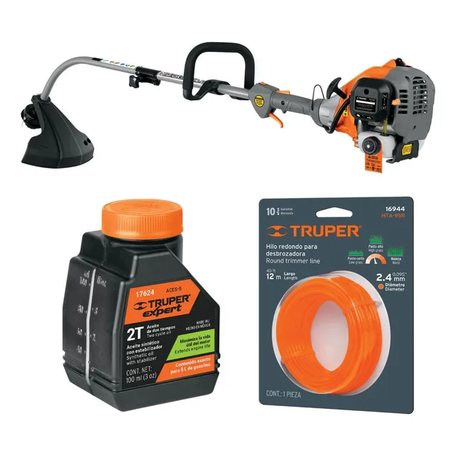 Desbrozadora Gasolina 26cc Mango Tipo D 17 + Aceite + Hilo