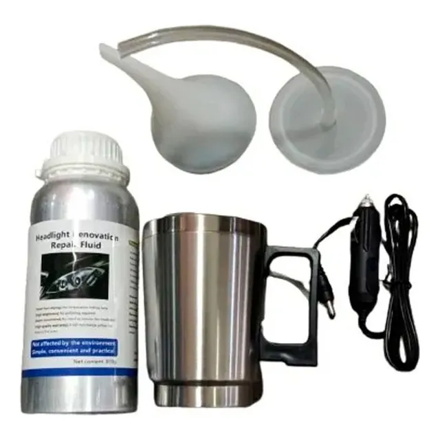 Kit Para Restaurar Y Pulir Faros Con Polímero Liquido