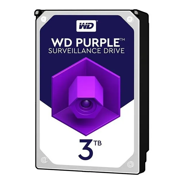 Disco Duro Cctv 3 Tb Wd Purple Videovigilancia 24 Hrs