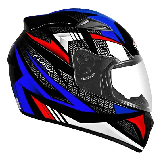 Capacete Fechado Ebf New Spark Flash Inmetro Fosco Ou Brilho — foto 2