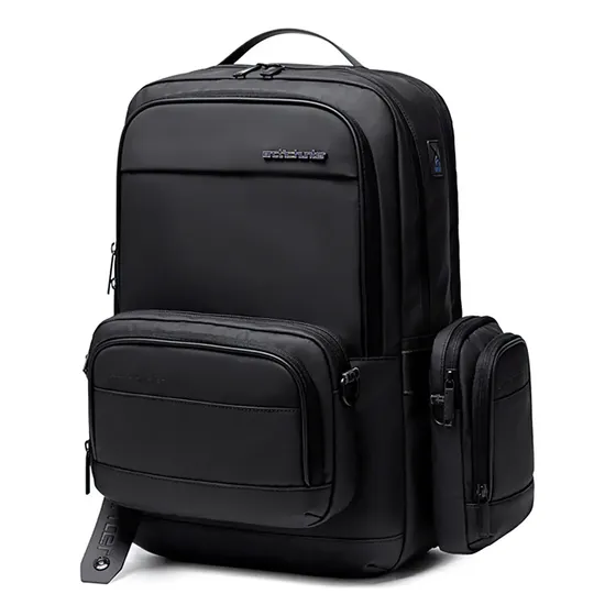 Mochila Hombre Arctic Hunter Viaje Impermeable Laptop Negro Poliéster Impermeable | Cuotas sin interés