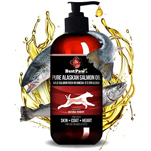 Aceite De Salmón De Alaska Silvestre Puro Para Perros Pcloa