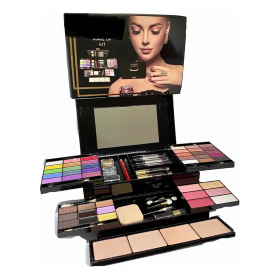 Set De Maquillaje Profesional Completo Y Brochas