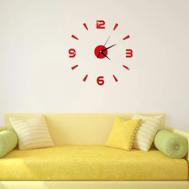 Adhesivo Acrilico Para Reloj Pared Elegante Moderna Hogar