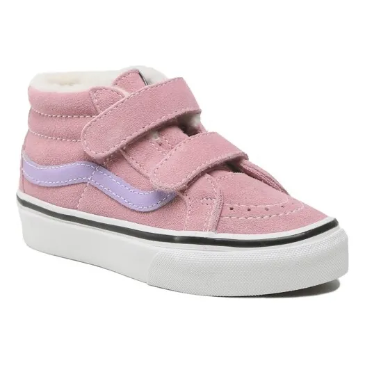 Vans Sk8 Niñas Velcro Y Corderito Talle 30.  18cm