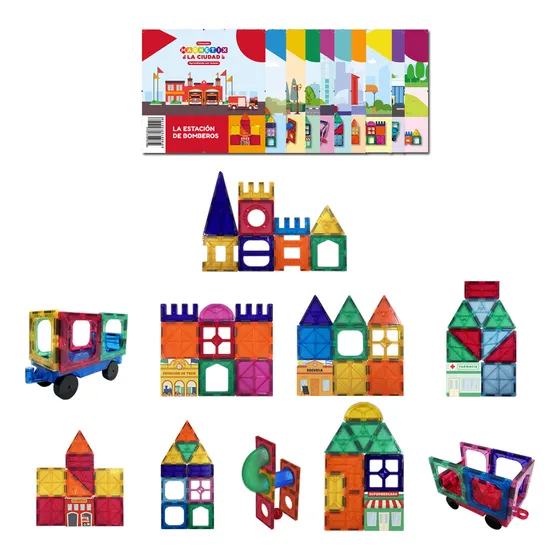 Magnetix La Ciudad Set 1 Magnéticos X 94 Pz