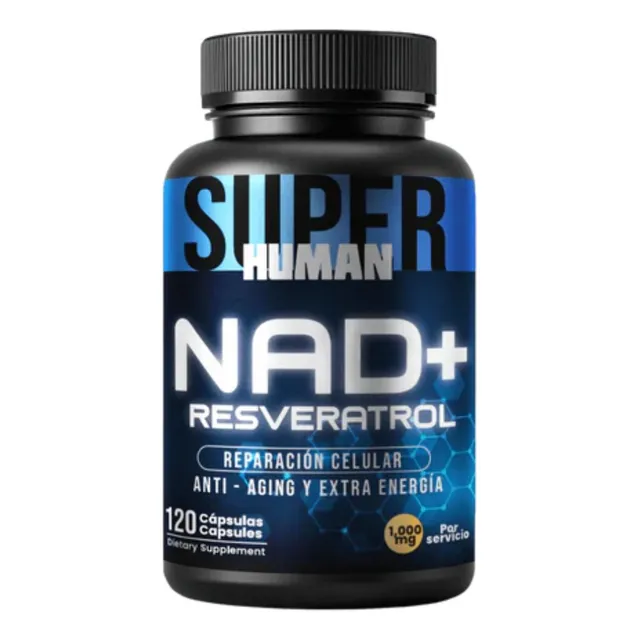 Nad + Resveratrol - 120 Cápsulas De Reparación Celular