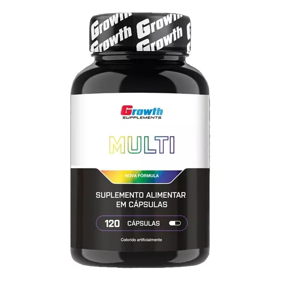 Multivitaminico 120 Capsulas Growth Supplement Rende 4 Meses