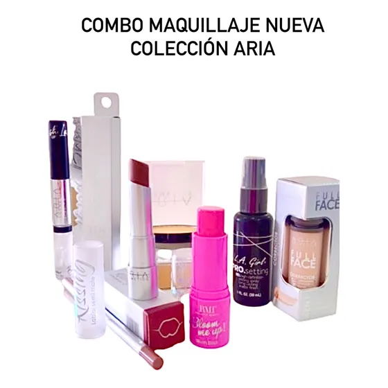 Combo Maquillaje Nueva Colección Aria Cosmétics
