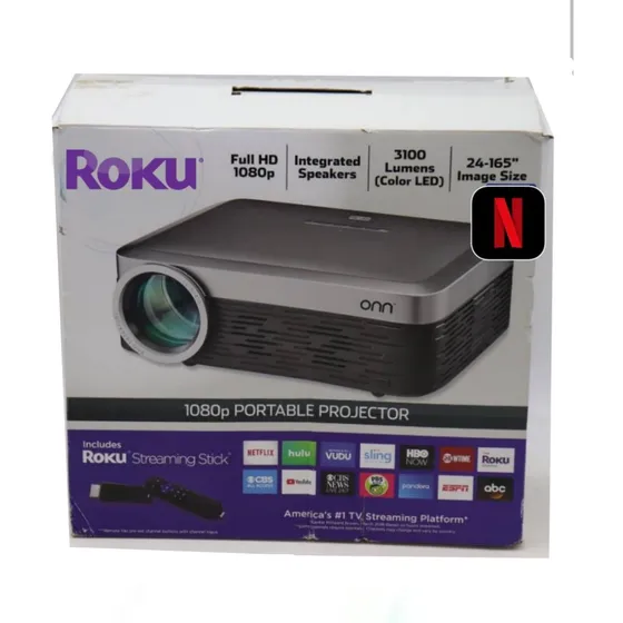 Video Beam Proyector Cine En Casa Con Roku 1080