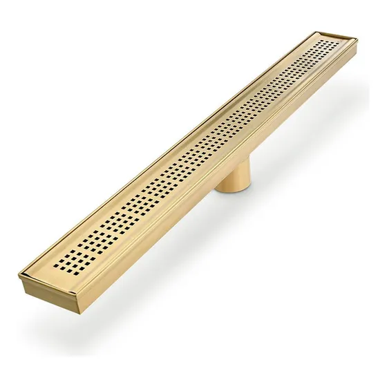 Rejilla Rectangular Dorada Quality Metal 91cm 10 Años Gtia