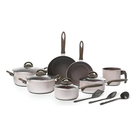 Jogo De Panelas Ceramic Life Nevada 10 Peças Brinox