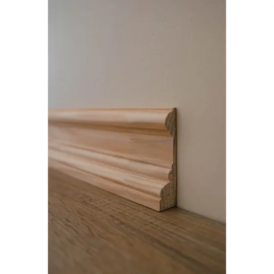Guardapolvo Pino Finger 90x20mm. Largo 3 Metros. Madera Natural