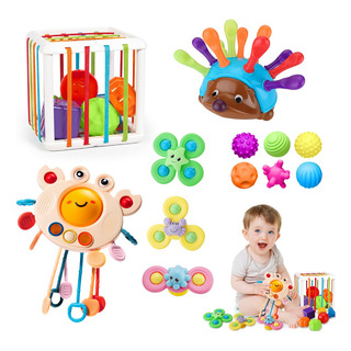 Juguete Didáctico Educativo Temprana Montessori Bebé 12pzs Juguete Didáctico Educativo Temprana Montessori Bebé 12pzs