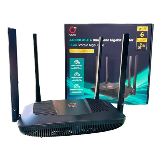 Router Olax Scorpio Gx3000pro Wi-fi 6