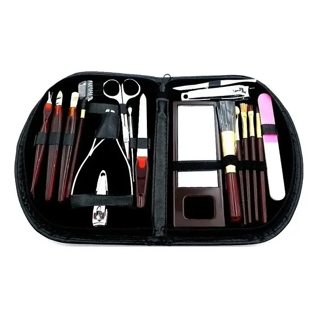 Set 18 Piezas Manicure Pedicure Estuche Corta Uñas Belleza