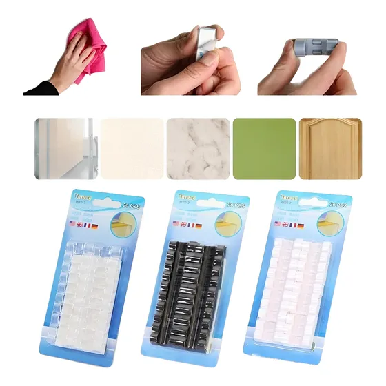  Organizador De Cables Con Adhesivos Clip X 12 Unidades