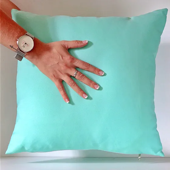 Almohadon Liso De Colores Con Relleno Extra Grande De Vellon