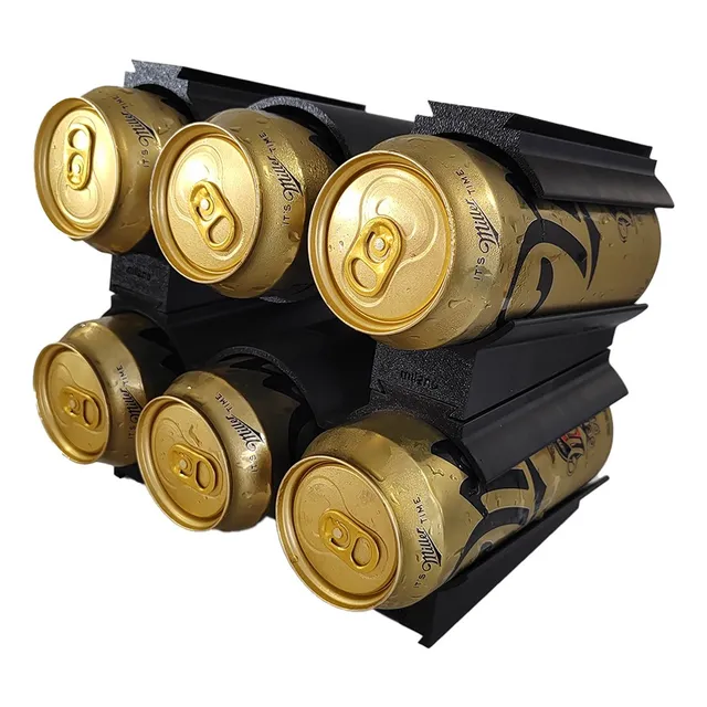 Rack Organizador Bodega Para 6 Latas Cerveza Gaseosa