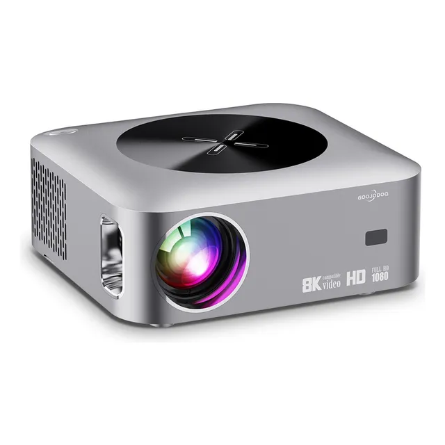 Proyector Goojodoq X2 12000lm gris metalizado 127V
