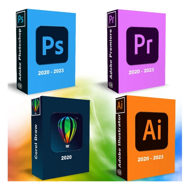 Illustratot Photoshop Audition Dreamweaver Corel Draw 4x1