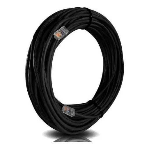 Cabo De Internet Rede 50 Mts Lan Ethernet Cat5 Montado 2901