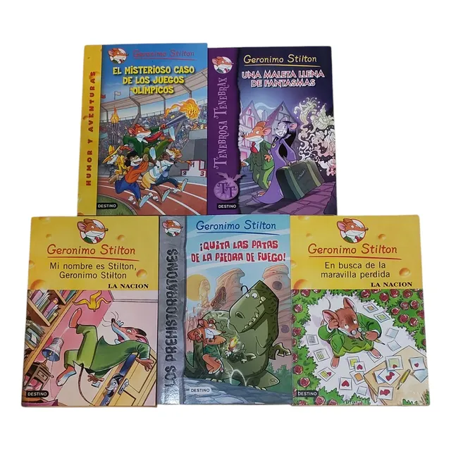 Coleccion Geronimo Stilton Por 5 Libros