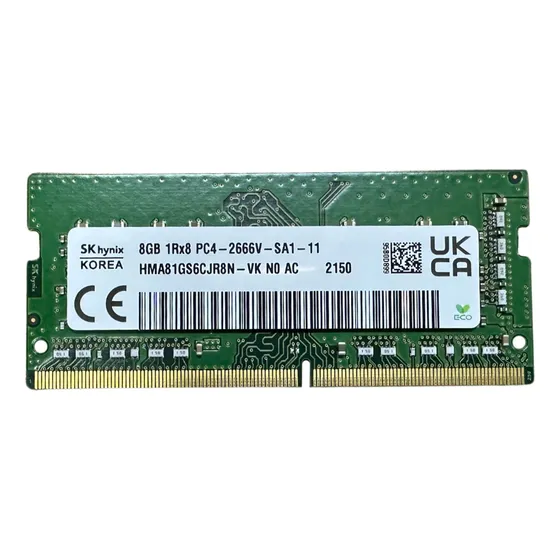 Memória Ram 8gb Ddr4 Notebook LG 27kc3k 27kc3pk 55ct5wn