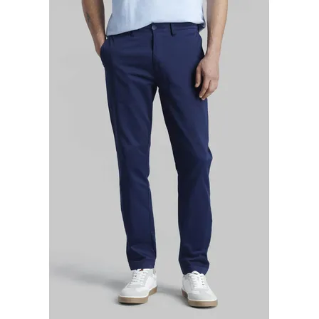Pantalón Twill Slim /33 Azul Ss26 Ferouch