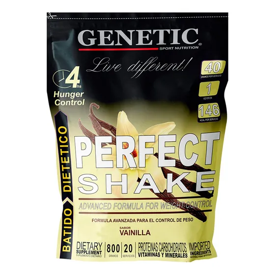 20 Servs Batidos Reemplaza Comidas Genetic Control De Peso
