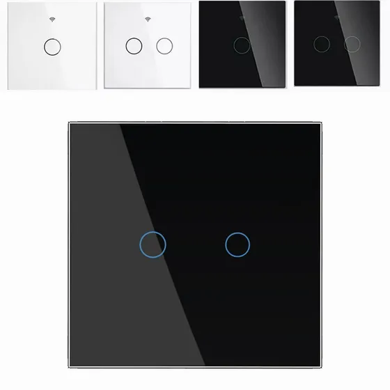 Interruptor Wifi Inteligente Touch Sin Cable 1,2 O 3 Canales