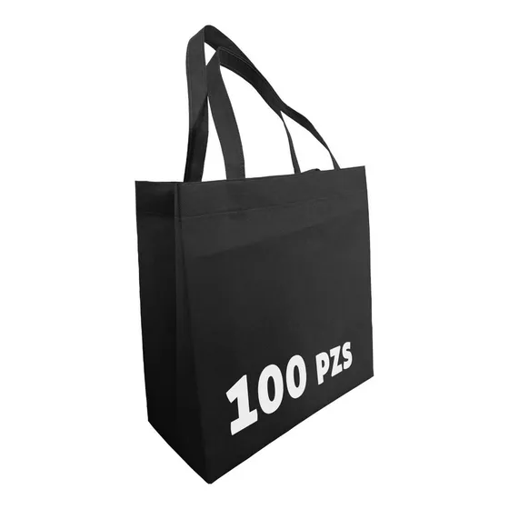 Bolsa Ecológica Jumbo, Impresión Y Color Negro