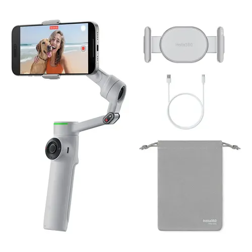 Insta360 Flow 2 Pro ストーングレー Insta360 Flow 2 Pro - Estabilizador de celular cinza
