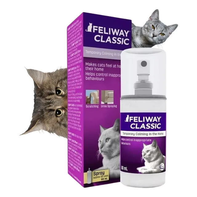 Feromona Gatos Feliway Spray Calma Stress Ansiedad Roturas