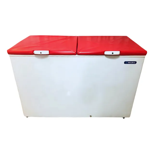 Capas Para Freezer Horizontal 2 Tampas Metal Frio 546 Litros