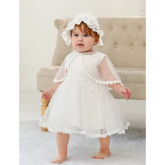 Vestido Bautizo De 3 Piezas 18-24m