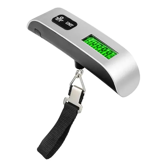 Balanza De Viaje Portatil Digital 10gr-50kg Pesa Valija