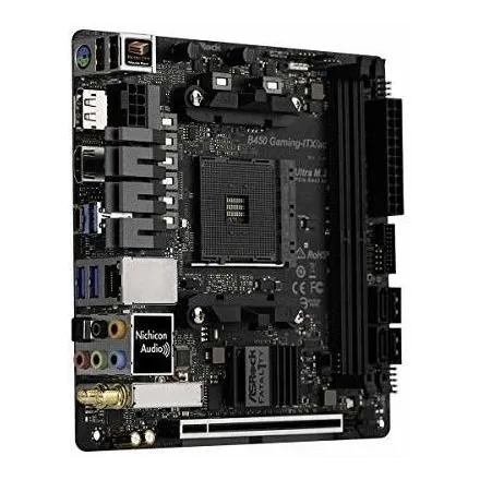 Asrock Mini Itx Placa Base B450 Gaming Ac