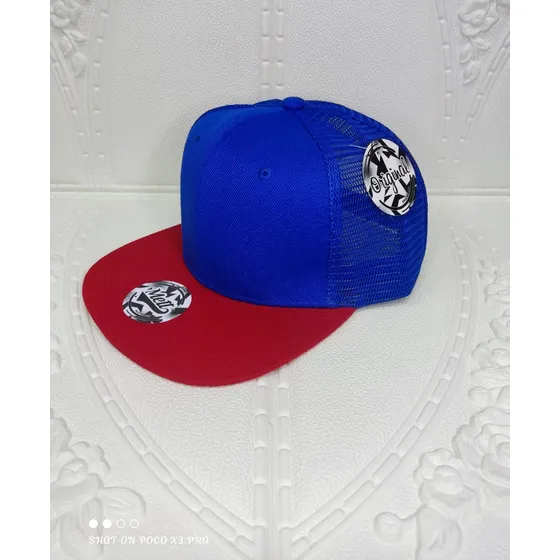 Gorras Planas, Malla, Drill, Acrilicas, Unicolor