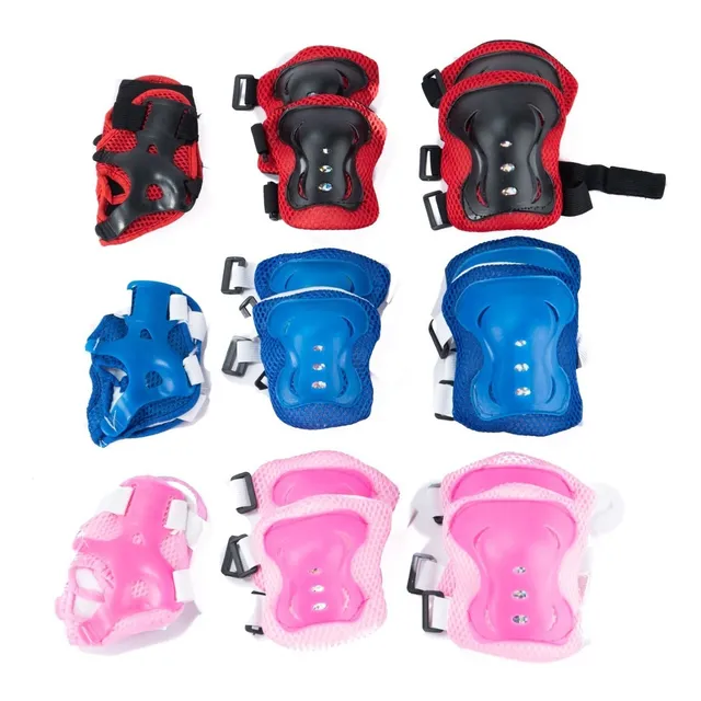 Set De Protección-codera-rodillera-muñequera-3a6 Año-okidoki