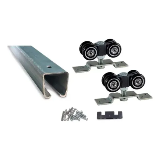 Sistema Puerta Corrediza Riel Colgante Dn 80 2 M