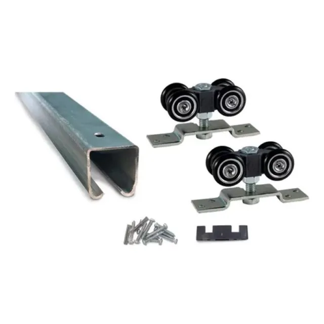 Sistema Puerta Corrediza Riel Colgante Dn 80 2 M