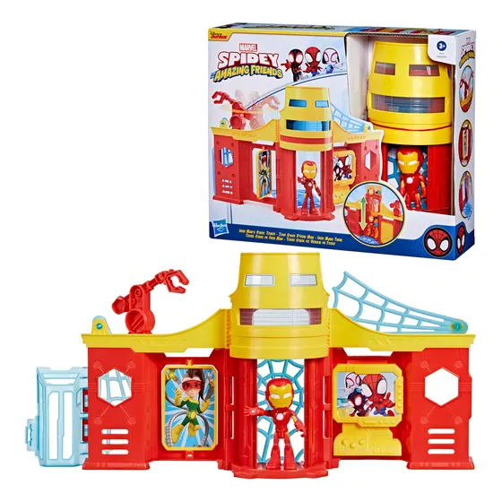 Spidey And His Amazing Friends- Set Torre Stark Con Figura