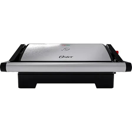 Sanduicheira Mini Grill Oster Inox 2 Em 1 Ogrl230 1000w