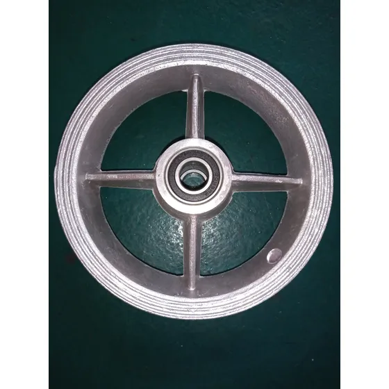 Roda 3.25-6 Aluminio Walk Machine Diateira Rolamento 5/8