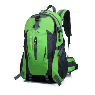 Mochila De Viaje Camping Outdoor Resistente Grand Deportiva Verde Oxford