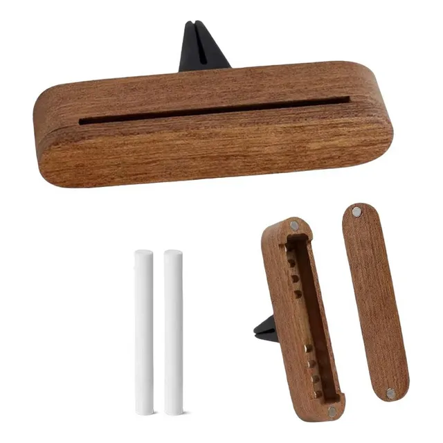 Aroma Para Auto Difusor Premium Madera + 2 Fragancias Regalo