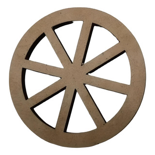 01 Rueda Para Carreta De 59 Cm En Mdf 01 Rueda Para Carreta De 59 Cm En Mdf