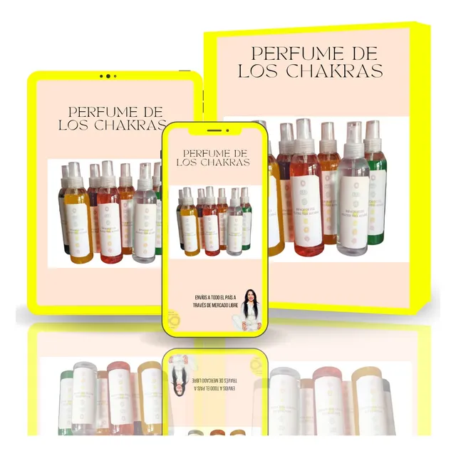 Perfume Aurico De Los Chakras (spray) Con Etiqueta (kit X7)